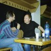(1995)_Petr Hodec natáčí rozhovor s Adrienem Snellem na festivalu Lumen (90. léta)